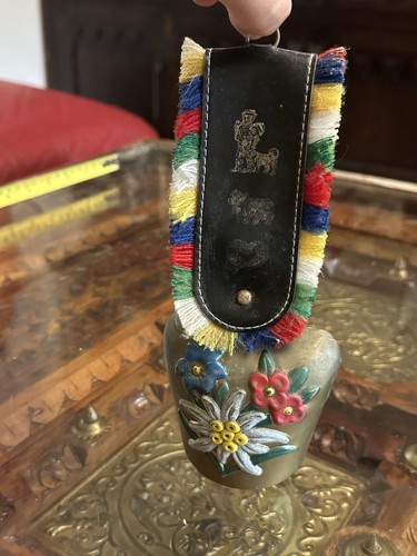Vintage french cow - cow, bell