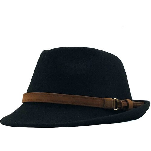 Mens women fedora hat leather - mens,