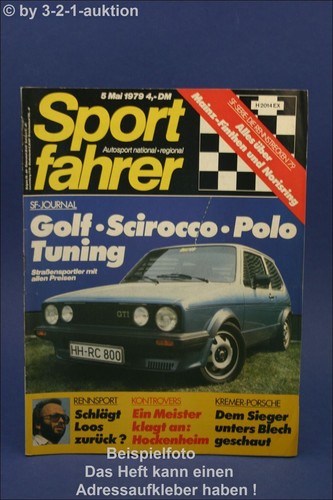 Sport driver 450 slc 5 - 5/79,