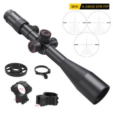 WestHunter WHI 6-24x50 SFIR FFP Hunting Scopes Glass Etched Illuminated Reticle