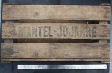 Genuine Vintage Wooden Crate Box Storage Bushel Fruit Apple Pear C1 As per Photo