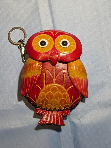 Owl design real leather - real,