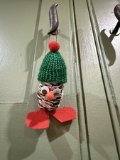 Pine Cone Christmas Snowman