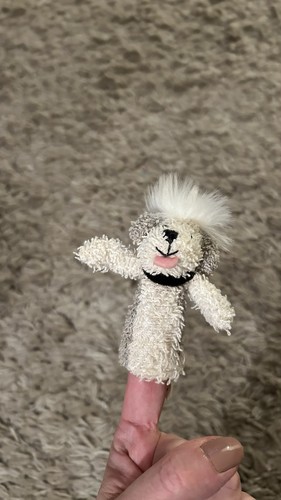 Jellycat finger puppet dog - puppet,