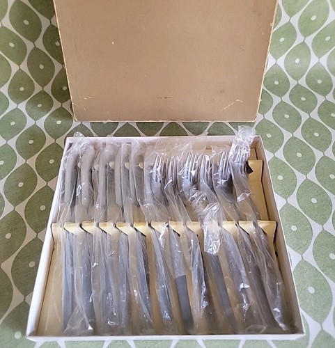 Set vintage fish knives - set,