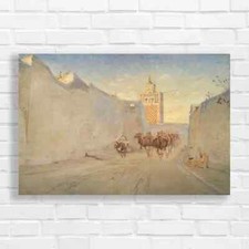 Moroccan Desert Caravan Canvas