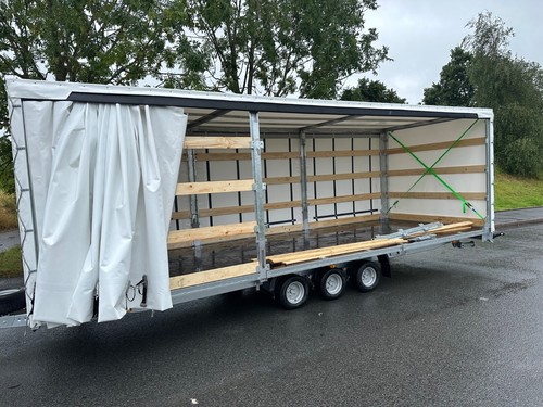 Box trailer flatbed curtain - trailer,