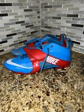 Nike Huarache 3 Lacrosse Cleats Blue Red Men's sz 12 469730-416 Athletic Shoes