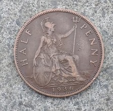 Half penny various dates