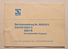 Original sachs 502 b - 502/1a, +