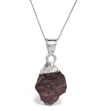 Garnet Pendant Raw Genuine