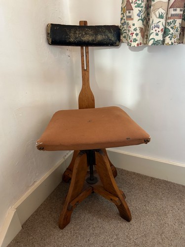 Rare oak draughtman - 's, chair