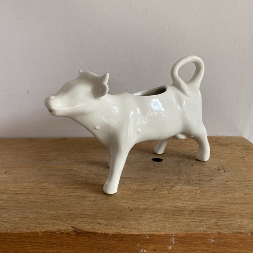 Vintage cow cream jug - cow,