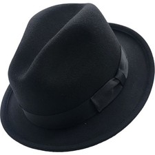 Wool Felt Short Brim Trilby