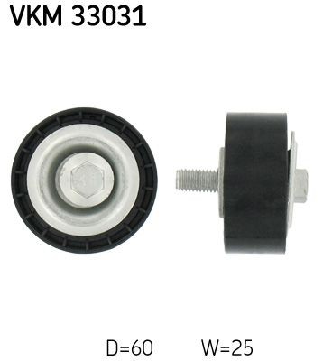 Ribbed belt deflection guide - v-ribbed,