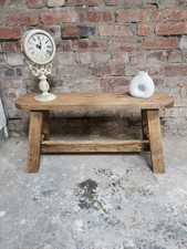 Milking Bench Seat Rustic Reclaimed 90 cm 