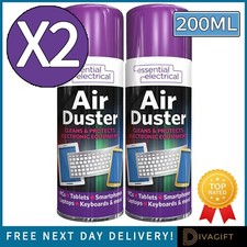 2 x COMPRESSED AIR DUSTER
