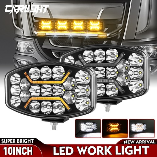 2pcs 10inch jumbo oval led - 2pcs,