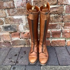 Tan Spanish Boot Company Riding/polo/leisure long Boots Size 39.Stunning !