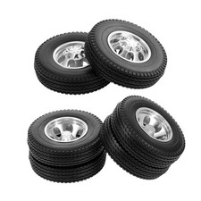 2x wheel Rim Rubber Tires Hub