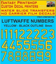 German Luftwaffe  Numbers