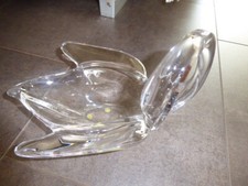 Crystal Bowl Swan Art Vannes