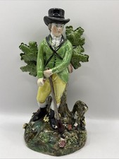 Bocage Hunter Pearlware Figure Antique Staffordshire Potteries Circa 1825