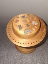 Turned Wood Handpainted Hatpin