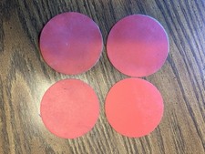 NOS OEM Zodiac Inflatable Boat Hypalon Repair patches 3.5” red/black set of 4