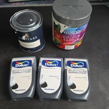 misc testers :3 Dulux roller ,Heritage pot and very popular Alabaster opened