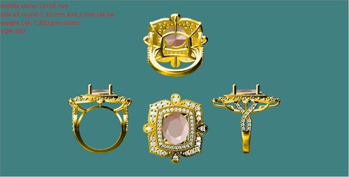 Fine ring with 2ct lab - fine,