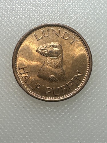 1929 lundy half puffin - lundy,