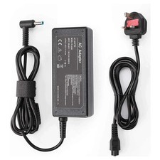 For HP 65W Blue Tip Laptop Adapter Charger 19.5V 2.31A & Power Lead Charger Plug