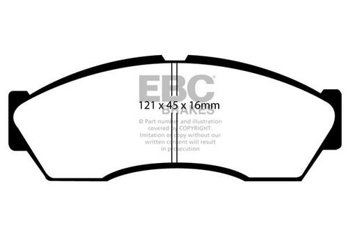 Ebc dp1964 brake pad set - ebc, disc