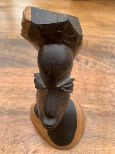 Skillfully carved ebonised
