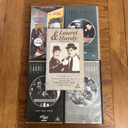 Laurel hardy vhs the real - hardy,