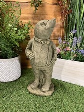 STONE GARDEN WIND IN THE WILLOWS ‘MOLE WITH BRACES’ CONCRETE STATUE ORNAMENT