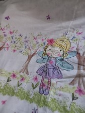 Girls Dunelm single Quilt Cover With Fairy Design And Pillowcase