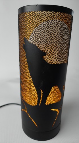 Wolf forest moon design led - design,