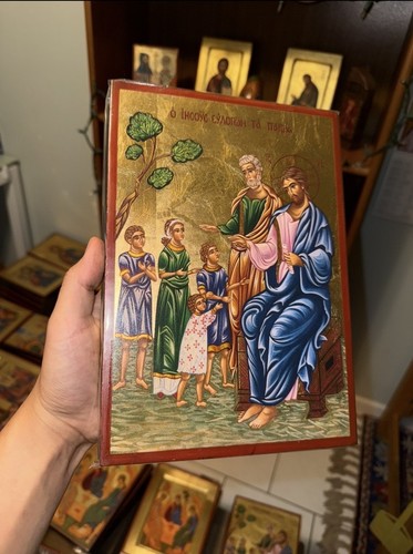 Christ blessing children - christ,