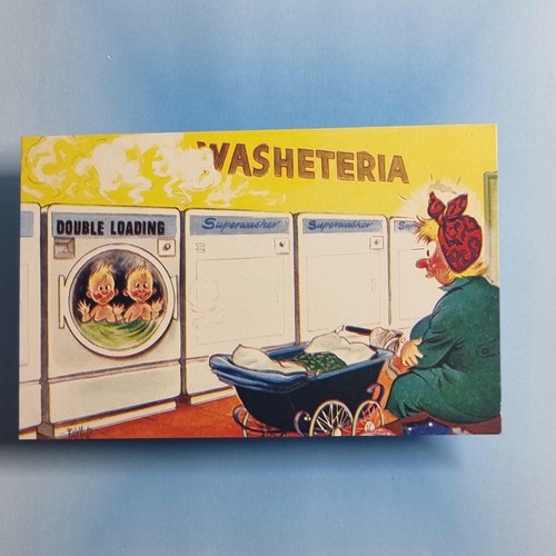 Comic postcard c1975 - postcard,