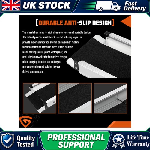 Aluminium ramp telescopic - aluminium,