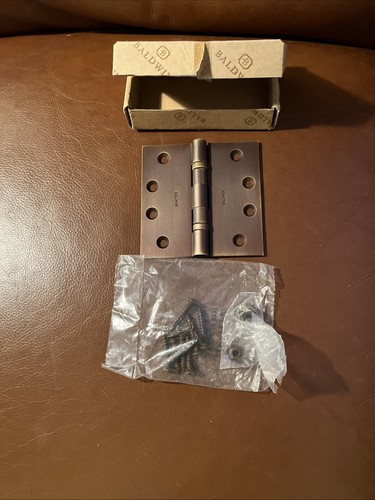 Baldwin solid brass hinge - brass,