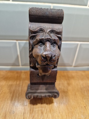 Antique french carved wood - carved,