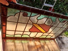 Vintage Stained coloured glass