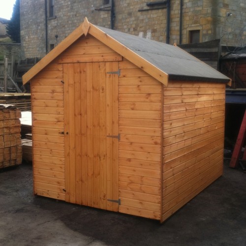6x4 wooden garden shed fully - wooden,