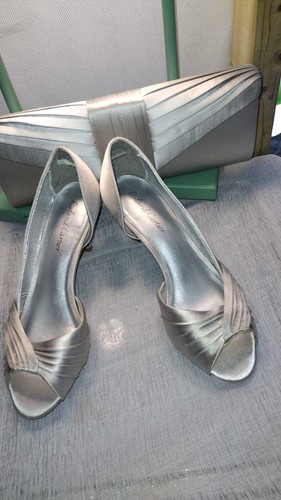 Roland cartier silver low heel - silver,