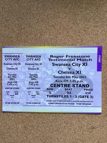 Ticket swansea city - -, xi