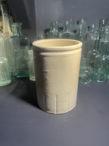 Vintage old cream stonewear - vintage,
