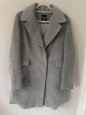 Palto Grey Wool Blend Coat UK